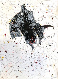 Mudassar Ali, 18 x 24 Inch, Oil on Canvas, Calligraphy Painting, AC-MSA-078